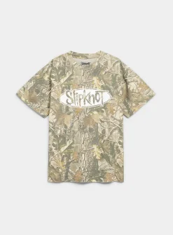 Slipknot logo forest camo T-shirt