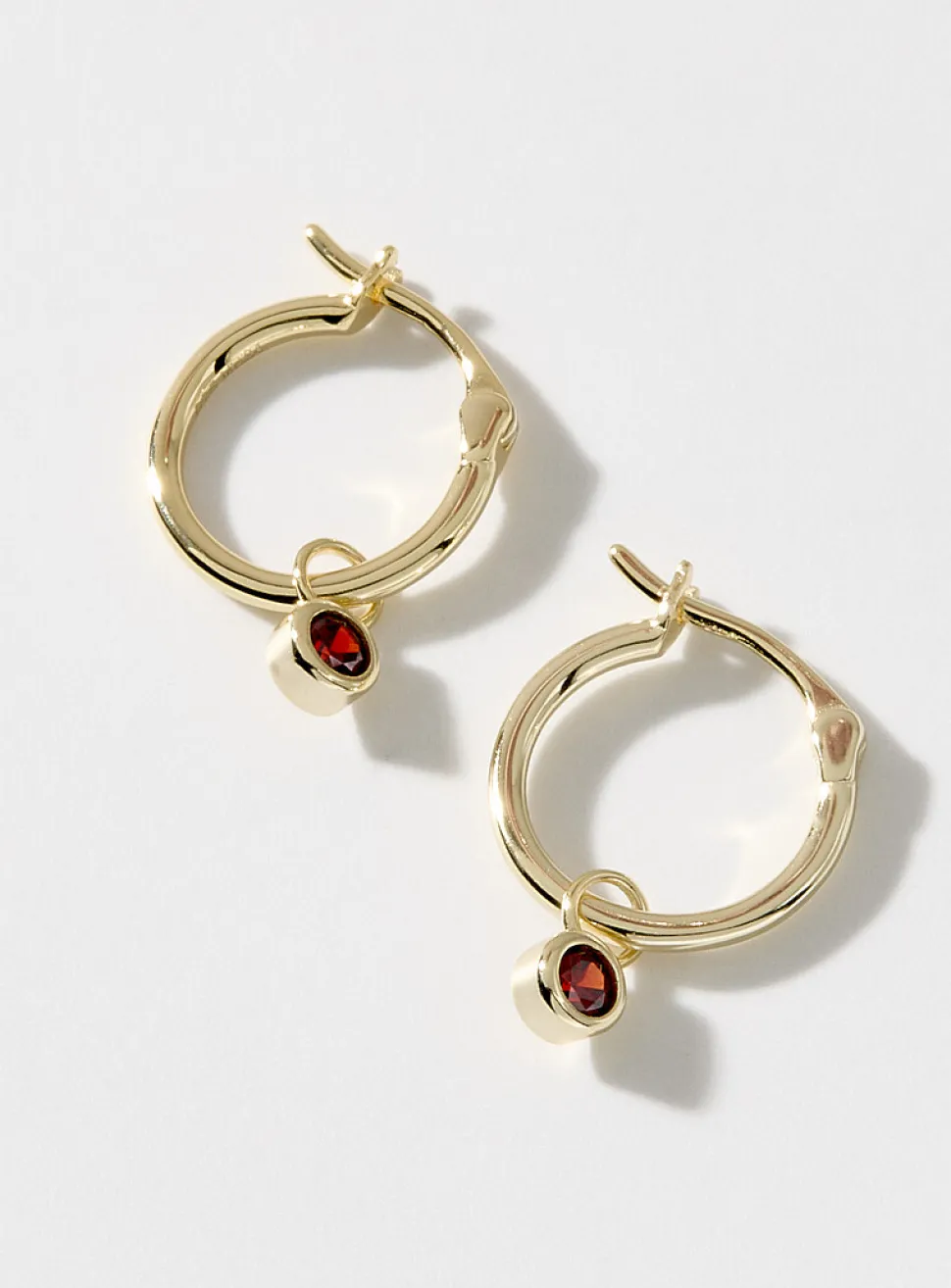 Small birthstone earrings