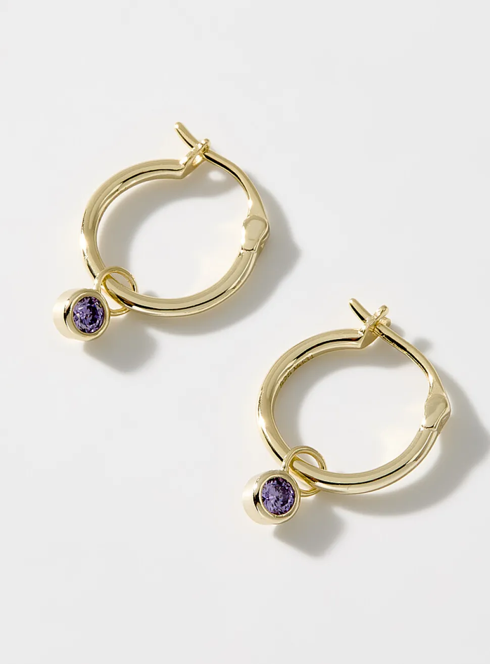 Small birthstone earrings