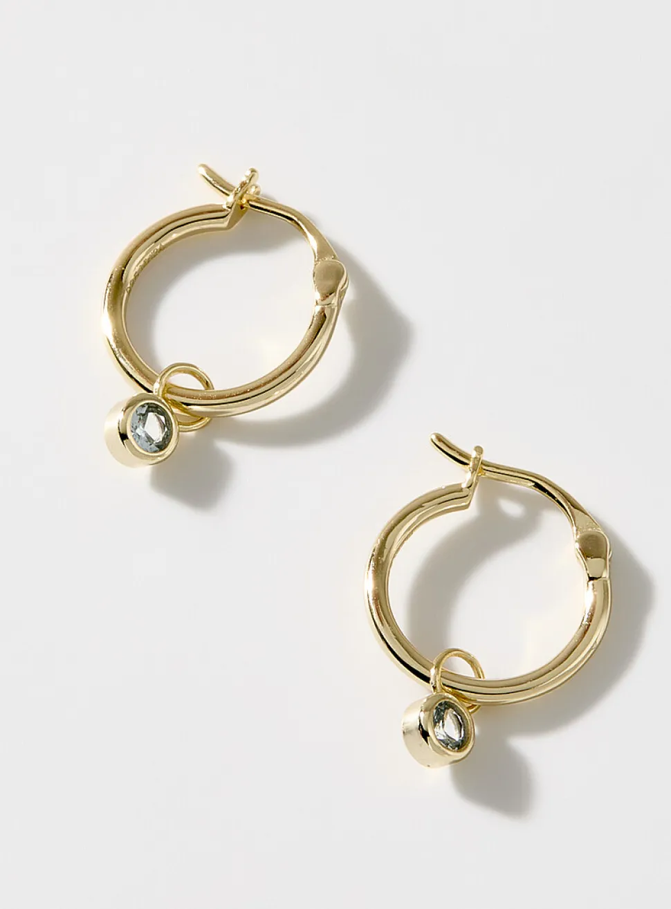 Small birthstone earrings