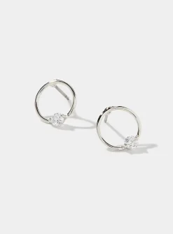 Small crystal earrings