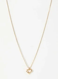 Small hammered heart chain