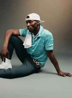 Small patterns golf polo