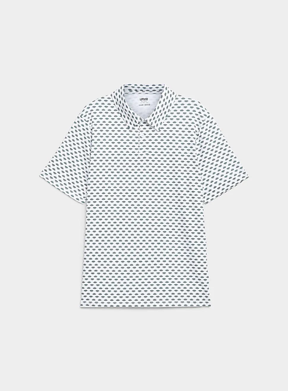 Small patterns golf polo