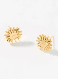 Small sun earrings
