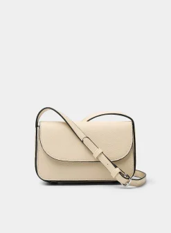 Small textured minimalist crossbody bag