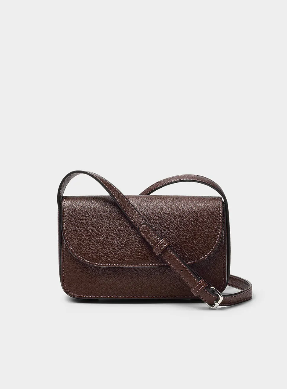 Small textured minimalist crossbody bag