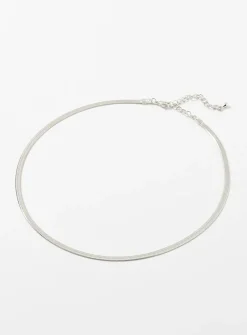 Snake-link chain necklace
