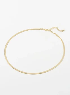 Snake-link chain necklace