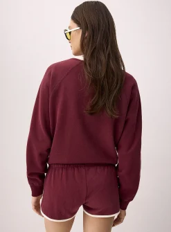 Soft fleece athletic minishort