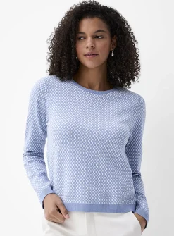 Soft honeycomb sweater