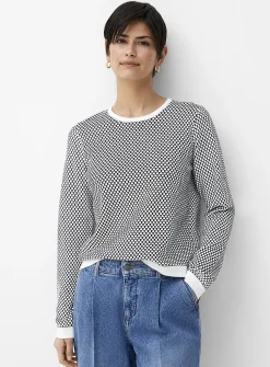 Soft honeycomb sweater