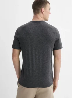 Soft jersey Henley T-shirt