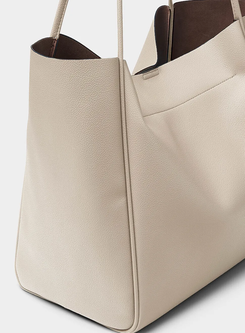 Soft square tote bag