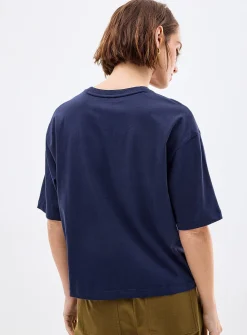 Solid boxy-fit organic cotton T-shirt