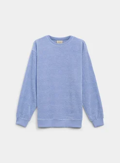 Solid chenille knit sweater