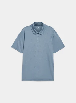 Solid colour golf polo