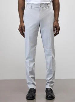 Solid comfort-waist pant