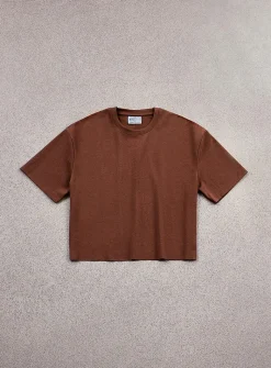 Solid cropped T-shirt