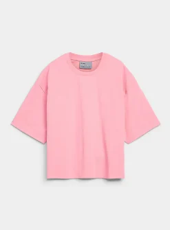 Solid cropped T-shirt
