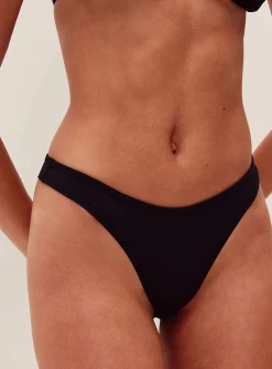 Solid high-cut cheeky panty
