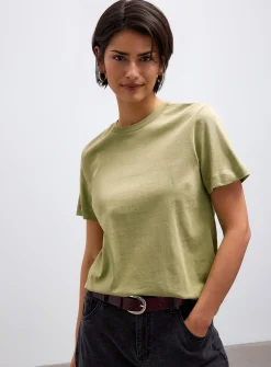 Solid organic cotton T-shirt