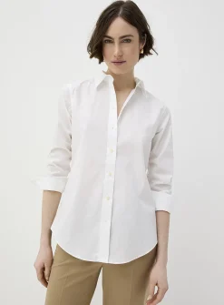 Solid poplin shirt