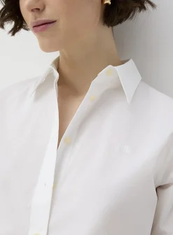 Solid poplin shirt