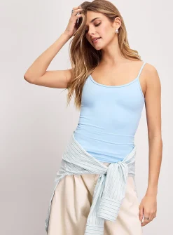 Solid second skin cami