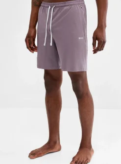 Solid stretch lounge short
