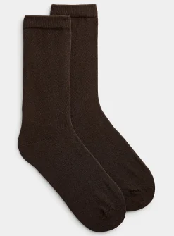 Solid stretch socks
