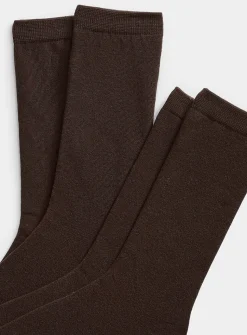Solid stretch socks