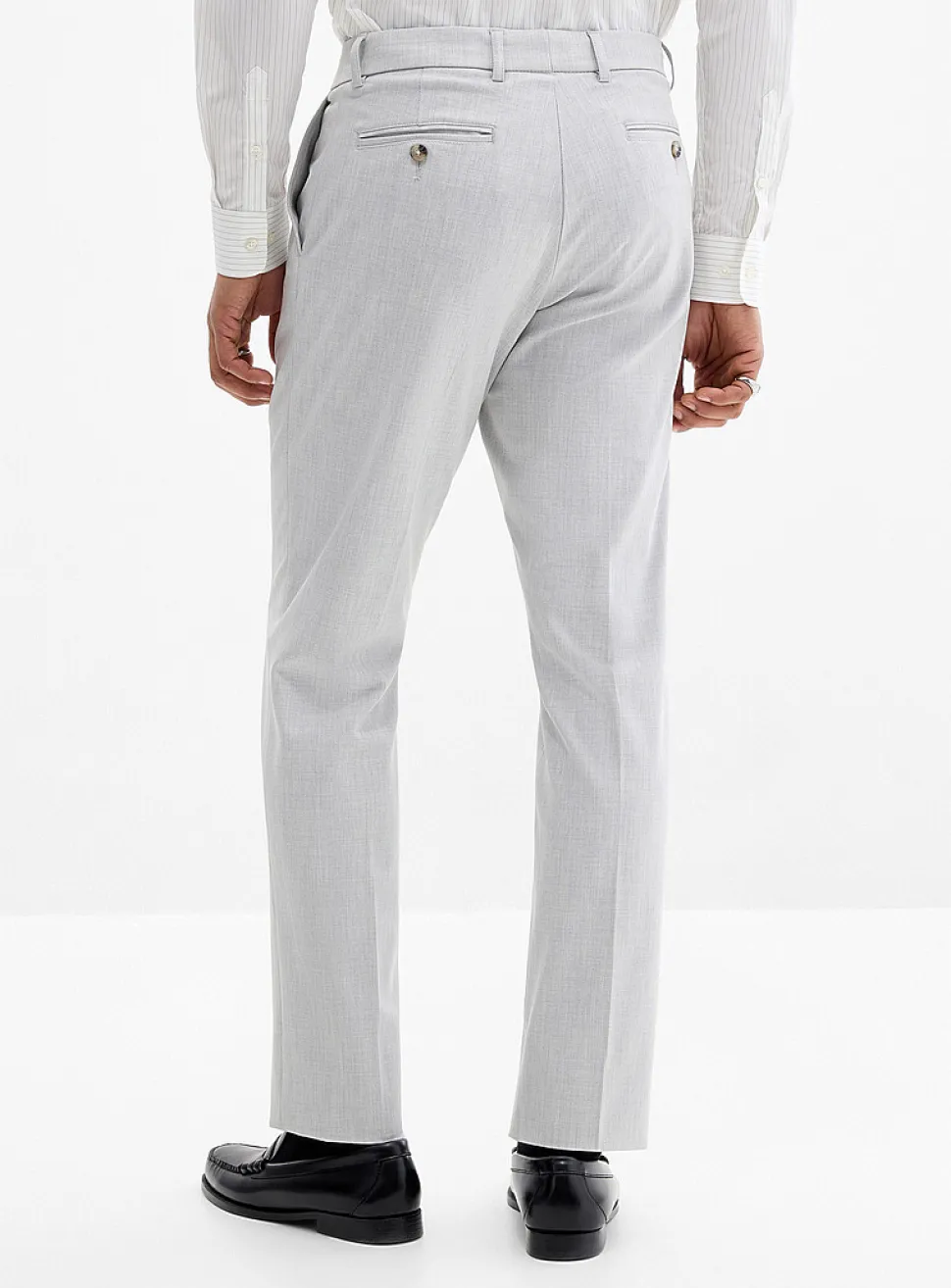 Solid twill comfort pant