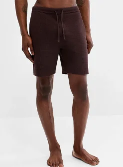 Solid waffle pyjama short