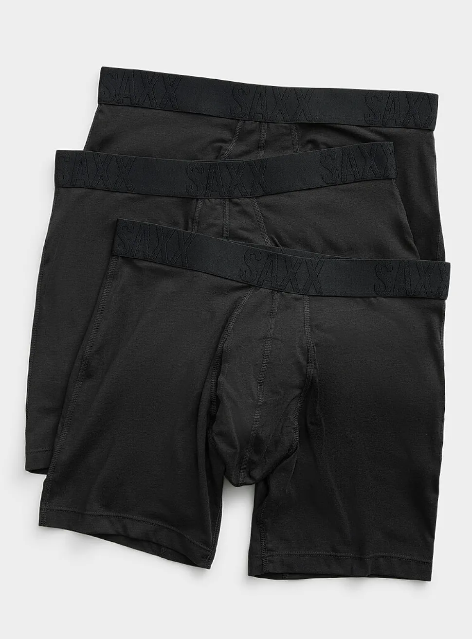 6" solid boxer briefs