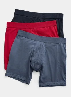 6" solid boxer briefs