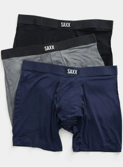 6" solid boxer briefs