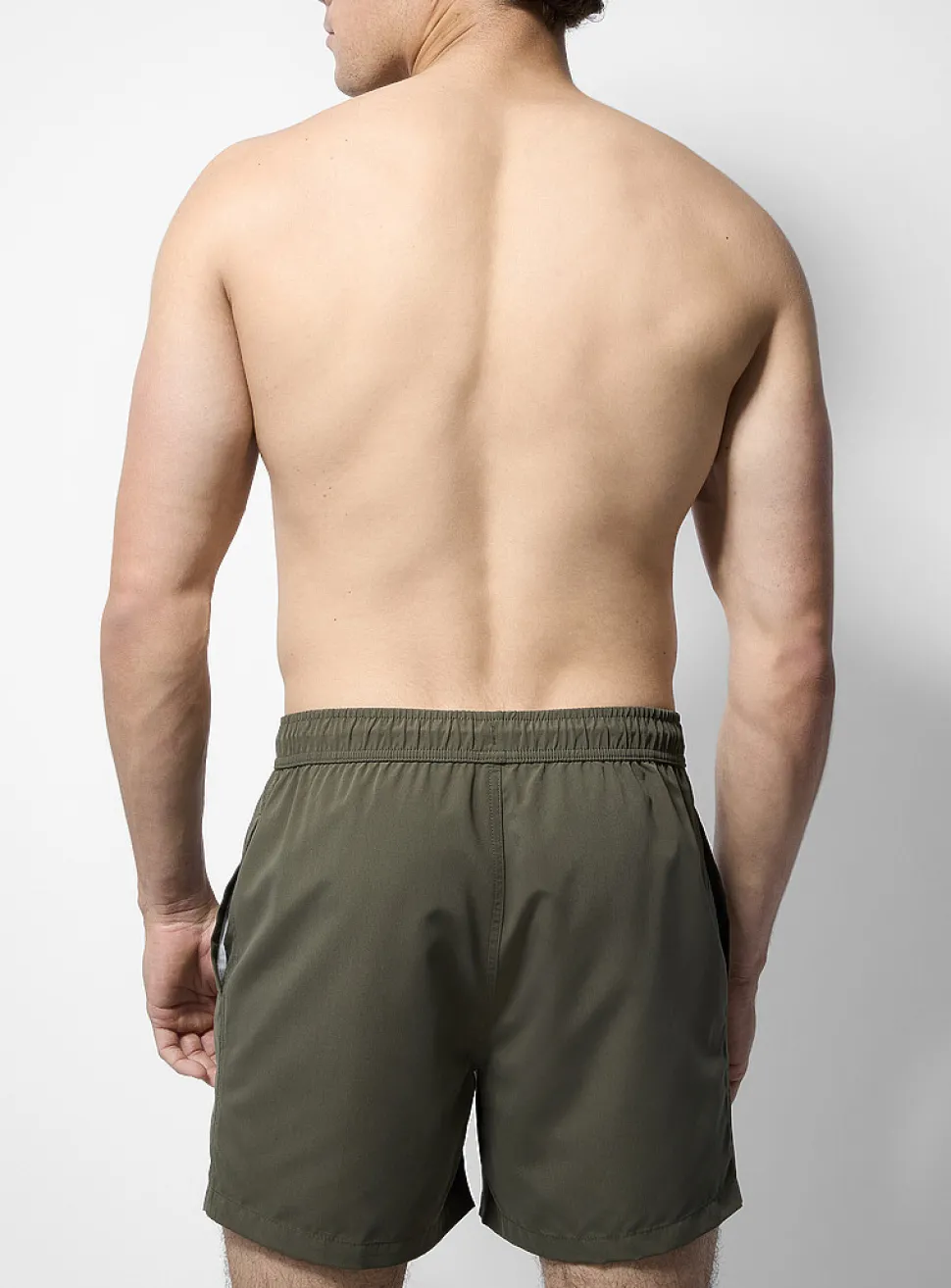 Solid-coloured swim short