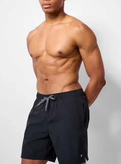 Solid-coloured swim trunk