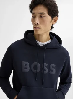 Soody monochrome logo hoodie