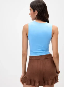 Spiral opening cami