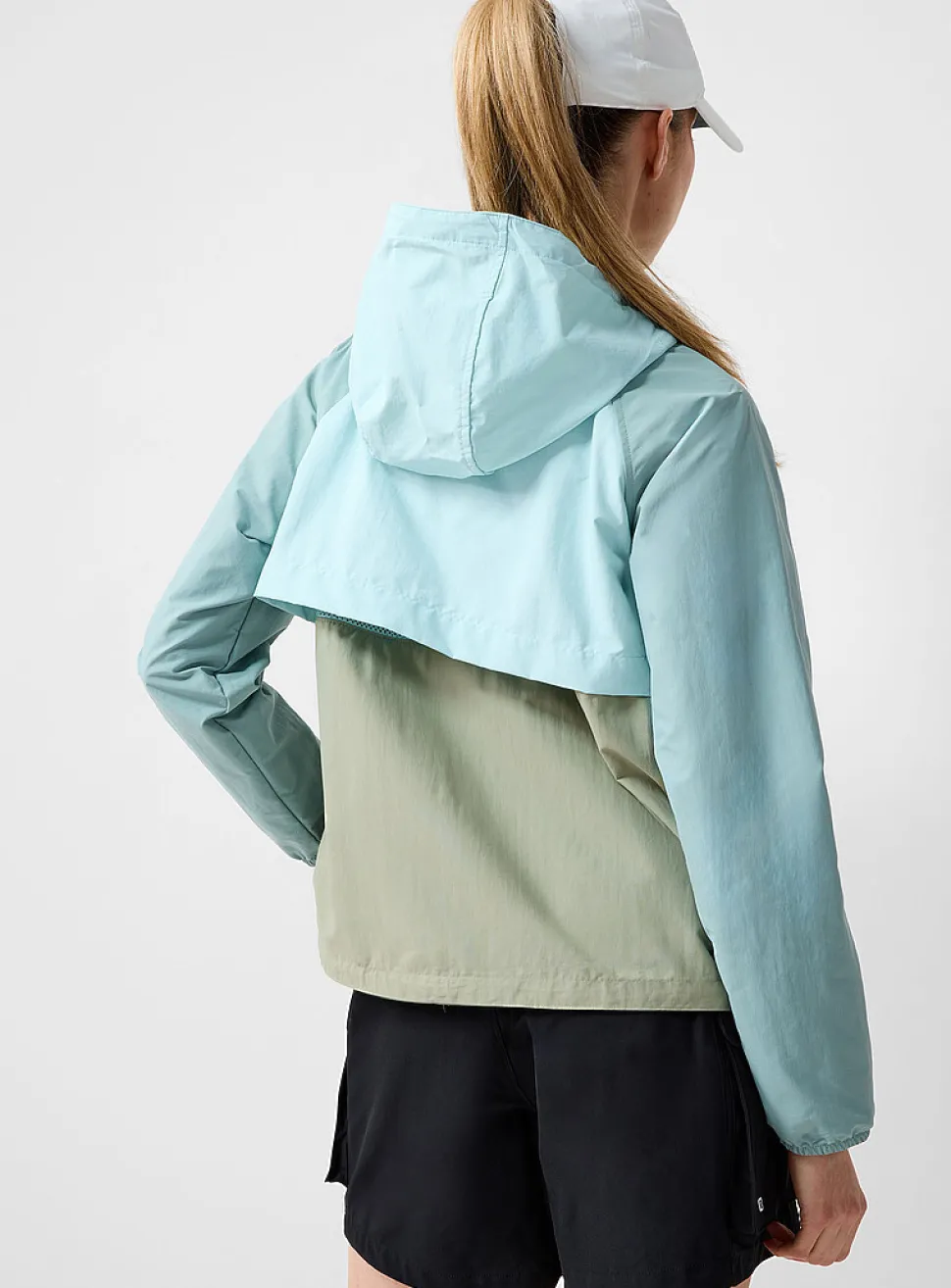 Spire Valley colour-block stretch windbreaker jacket