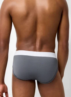 Sporty microfibre brief