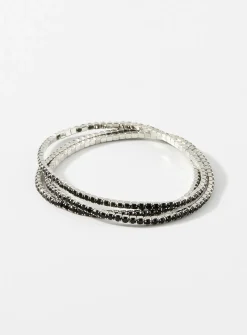 Square stone bracelets