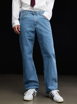 Stonewashed dad jean