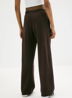 Straight-leg fleece pant