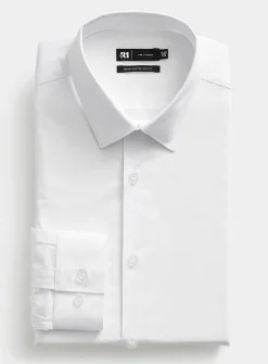 Stretch cotton shirt