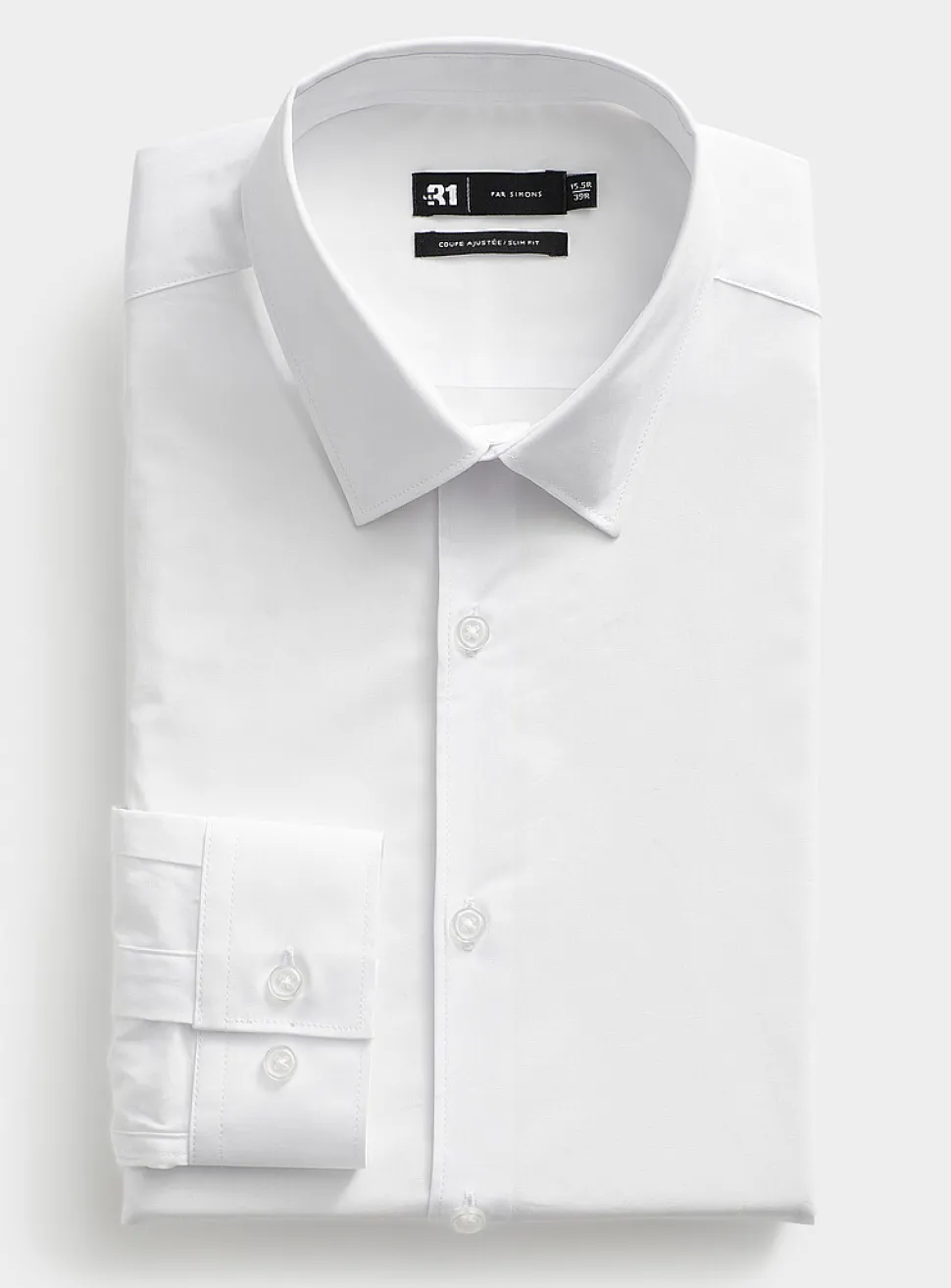 Stretch cotton shirt