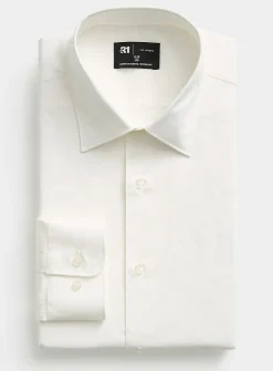 Stretch organic cotton shirt