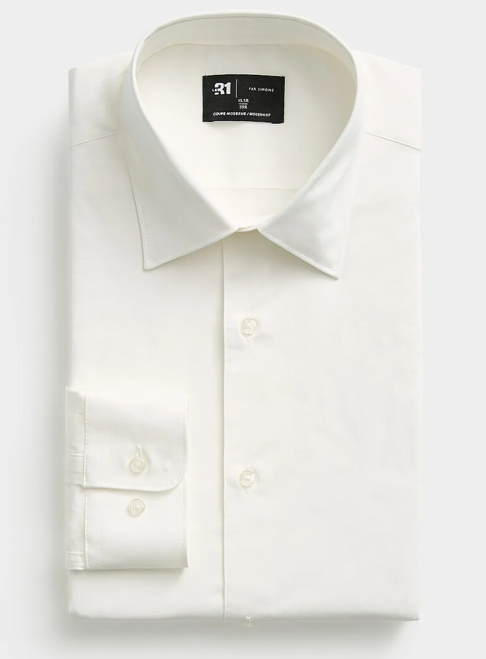 Stretch organic cotton shirt